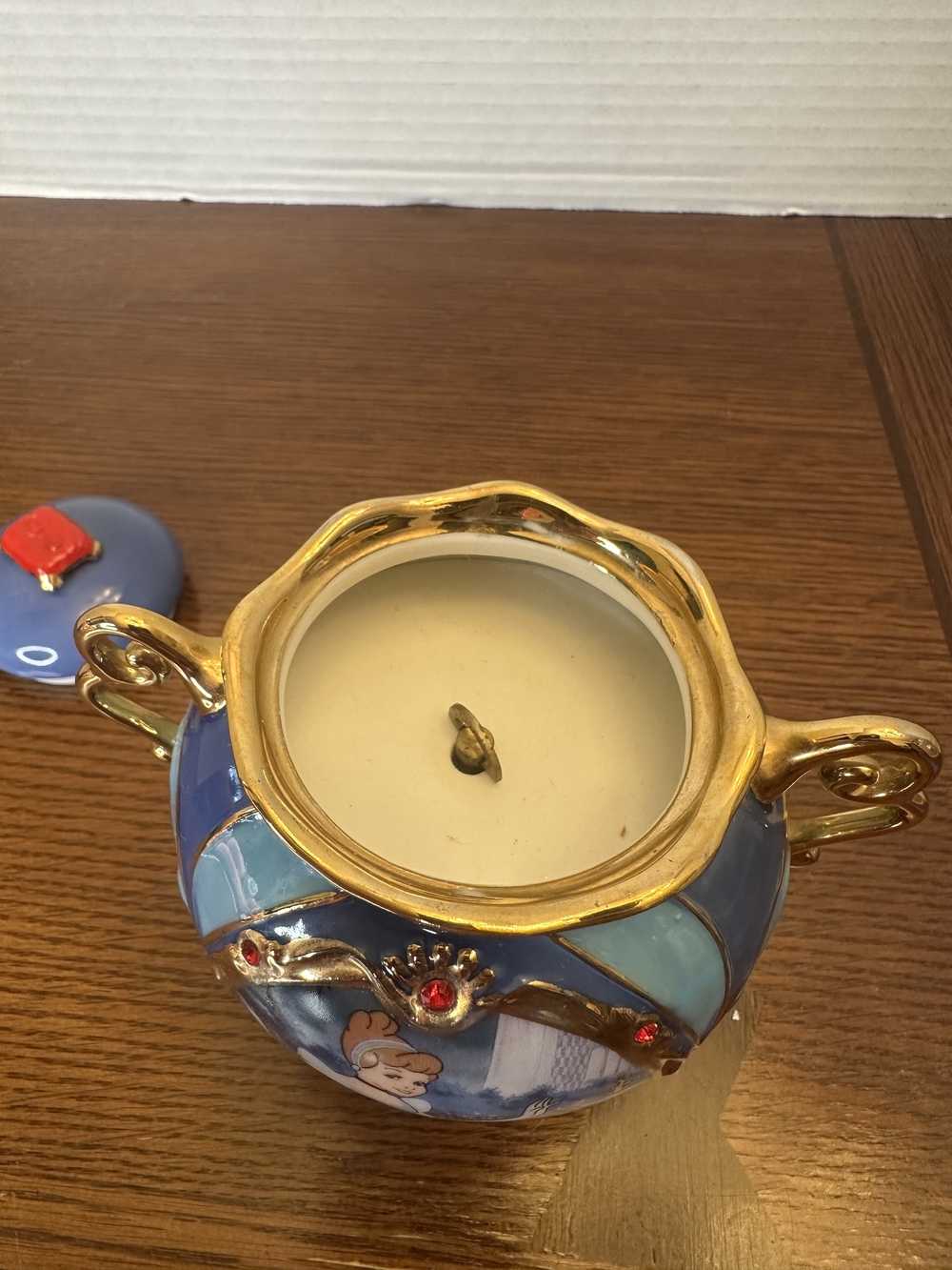 Disney Blue and Gold Cinderella Decorative Music Box - Picture 4 of 4